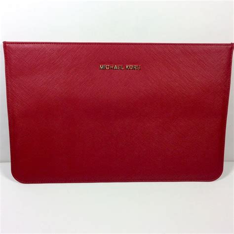 Michael Michael Kors Macbook Air 11' Red Leather Saffiano 